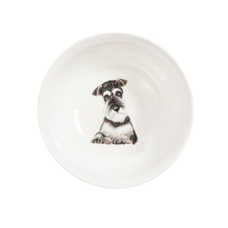 Bol en porcelaine - Schnauzer