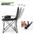 Nembhard Outdoor Camping Chair with Cooler Bag & Cup Holder Folding Lawn Chair with Adjustable Height & Reclining Angle Collapsible Padded Armchair with Carry Bag
