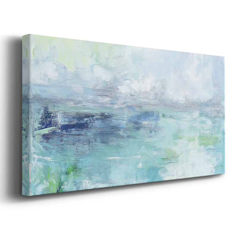 Abstract Seris 6 #XCII-Gallery Wrapped Canvas, 16" H x 32" W