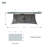 Colville Rectangle Aluminum Propane Smokeless Fire Pit Table with Hidden Fuel Tank-539931899