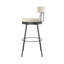 Tabouret de bar et de comptoir pivotant Leatri-795151234-795151233