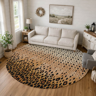 Tapis moderne lavable à la machine intérieur / extérieur ACN2801