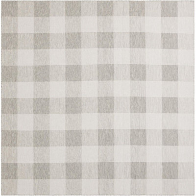 Tapis intérieur / extérieur gris Borland