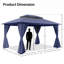Pavillon de jardin en acier-130854334-130854340