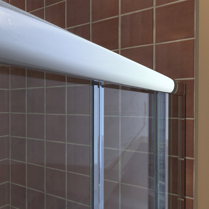 SlimLine 60" x 34" White Acrylic Single Threshold Shower Base