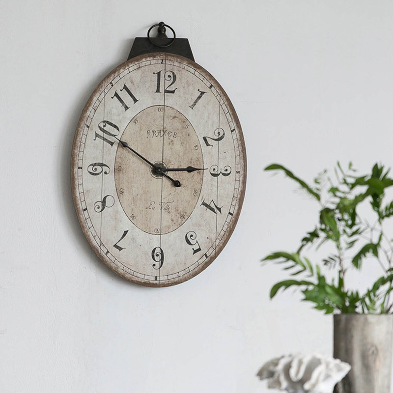 Oval Wall Clock