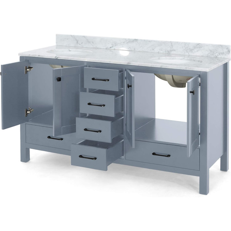 Ensemble de meuble-lavabo double 73 po Kaiyn
