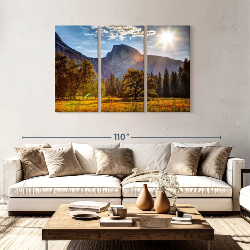 Alvord Yosemite Midday Sun, 48" H x 74" W
