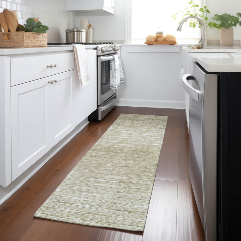 Malm Washable Ombre Indoor / Outdoor Rug, Runner 2'3" x 7'6"