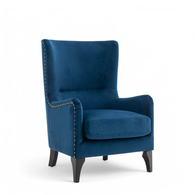 68cm Wide Tufted Wingback Chair