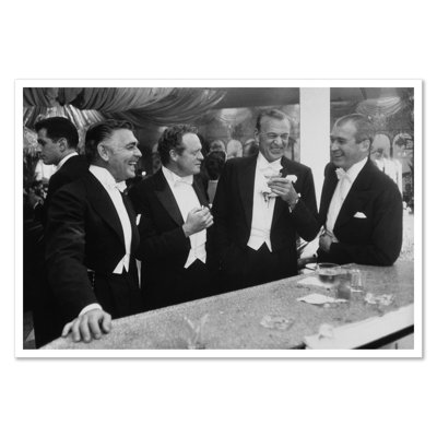 Getty Images, "Kings of Hollywood", Slim Aarons, December 31, 1957 Photographic Print by Slim Aarons