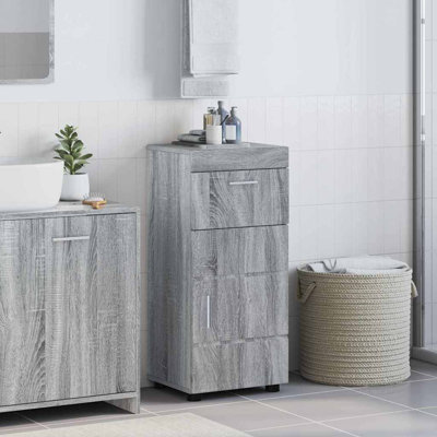  Bathroom Cabinet 37 X 31.5 X 82 Cm Engineered Wood