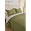 Ensemble de couvre-lit réversible en microfibre vert 3 pièces Jade-1179933273