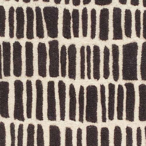 Roark Charcoal Hand Tufted Wool Rug, Rectangle 3' x 5'