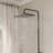 Gunmetal Gray Rain Shower Combo With Aluminum Panel & Handheld Spray-123109852