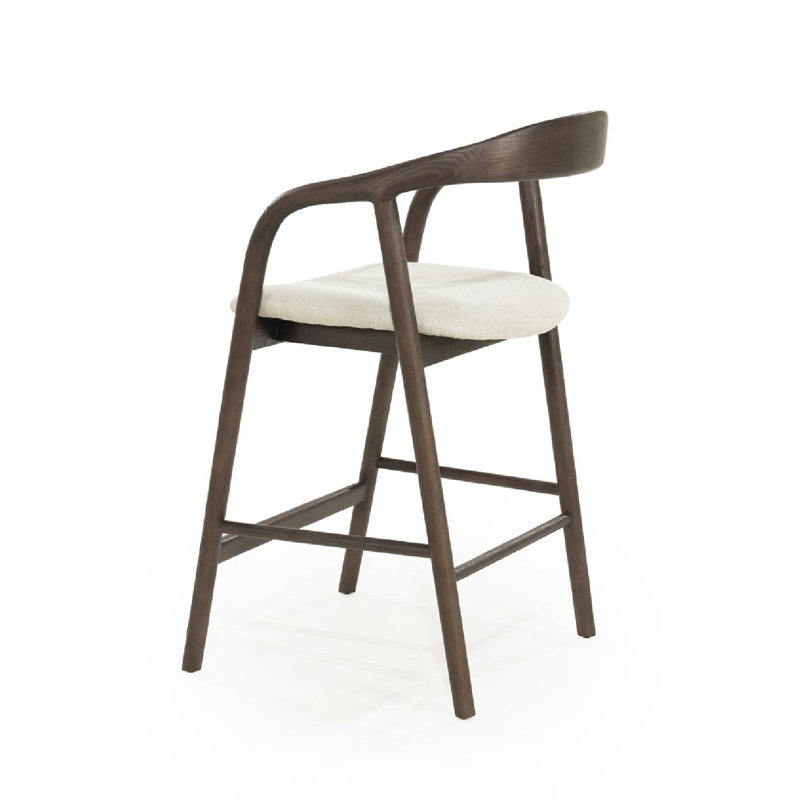Rayven Barstool High, Walnut, Counter Stool (26" Seat Height)