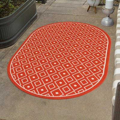 Fabriciana Geometric Indoor / Outdoor Rug