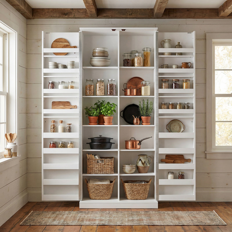 Garde-manger de 72 po avec tablette rotative