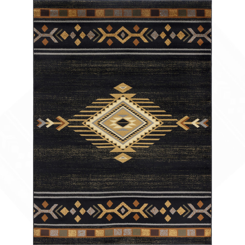 Southwest Area Rug, Rectangle 5'3" x 7'3"