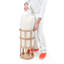 Belinda Wood Laundry Basket with Handles-22459797-22459796