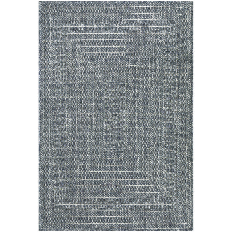  Tapis d'extérieur en denim 2 pi x 3 pi Tulum, En jean, Rectangulaire 2 pi x 3 pi