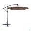 Parasol de terrasse à éclairage solaire à DEL 10 pi avec parasol et manivelle 10 pi avec parasol et manivelle pour terrasse de jardin-757367117