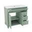 Meuble-lavabo de 36 pouces avec lavabo, armoire de salle de bain avec tiroir rabattable, 3 tiroirs et 2 portes