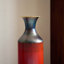Ensemble de 3 grands vases de plancher rustiques en métal au fini artisanal, texture brûlée à la main pour une décoration de maison de campagne moderne et industrielle (28,35, 24,41, 20,47 pouces)