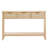 Bay Isle Home™ Rattan Console Table with 3 Storage Drawers Rattan Sliding Door-155923283