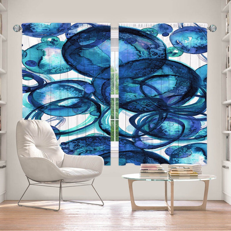 Room Darkening Curtain Pair, 56" W x 78" L, Purple/Violet