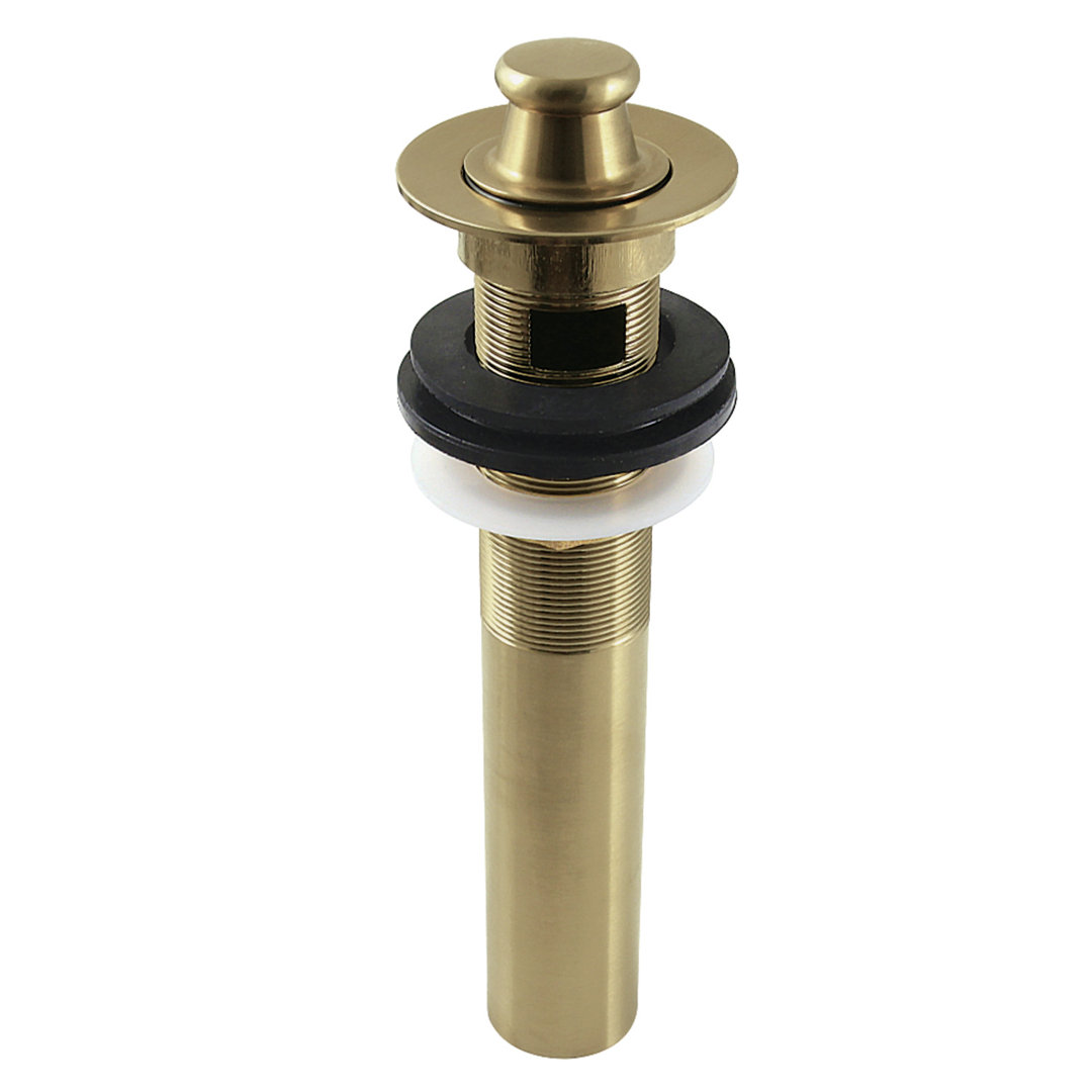 Kingston Brass Fauceture Lift and Turn Bathroom Sink Drain with Overflow, 17 Gauge Kingston Brass 