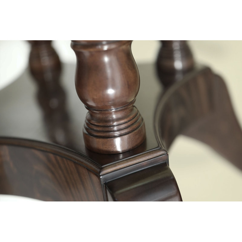Oval Mahogany Wood Dining Table