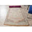 Tapis turc antique antique parfait pour les couloirs et les escaliers dans une teinte orange vibrante