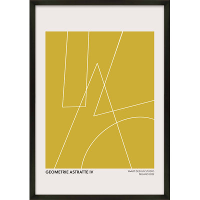 Caila "Geometric Abstraction in Yellow" Print