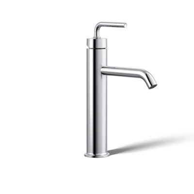 Purist Vessel Bathroom Faucet with Drain
