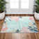 Modern Oceanl Area Rug Washable Rug Non-Slip Colorful Vintage Accent Floor Carpet For Living Room Bedrooms Decor