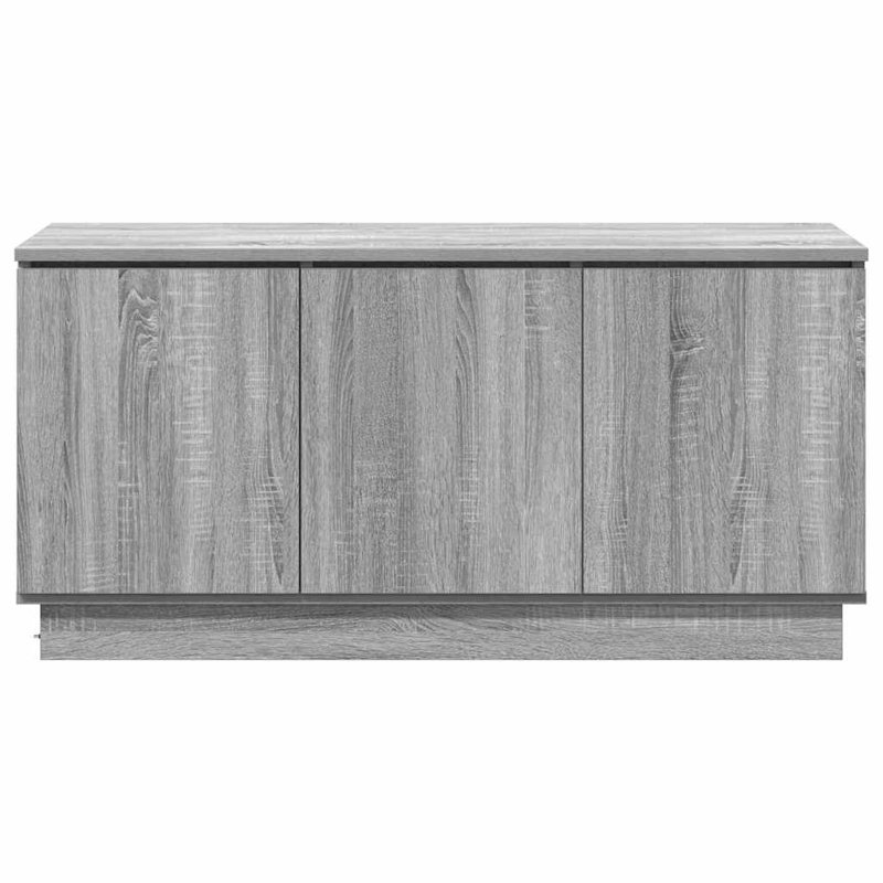 TV Cabinet With LED 100 X 38 X 49 Cm, Gray Sonoma