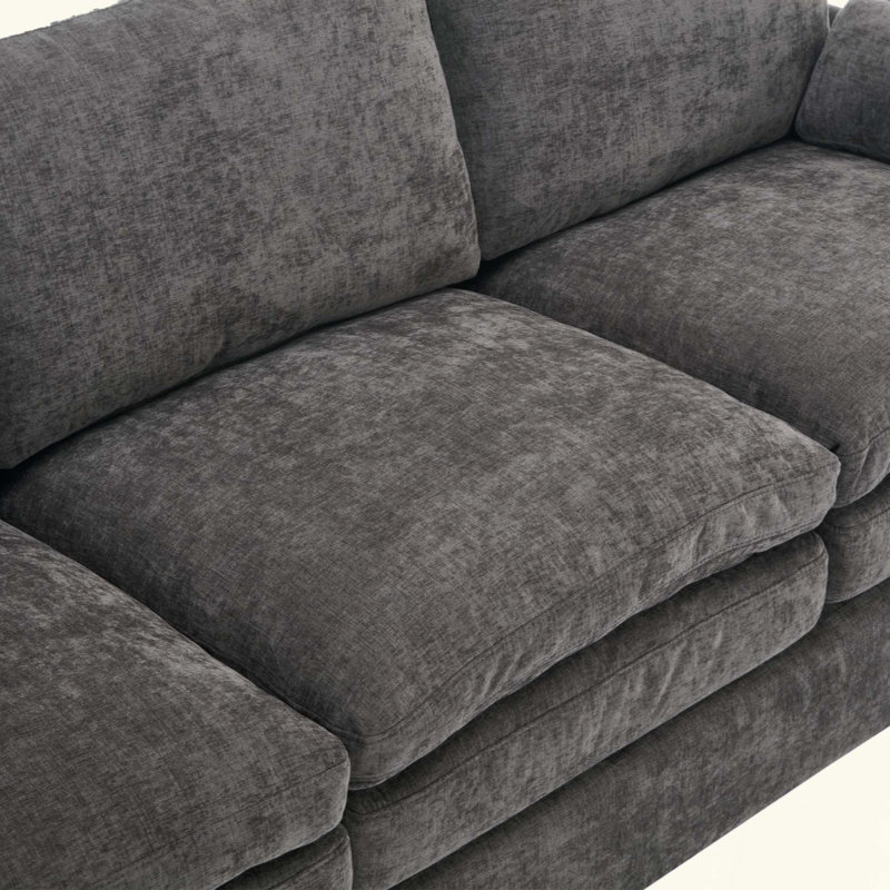 Ensemble de canapé rembourré Cozy, Gris
