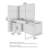 Easy Office Rectangle 2 Person Cubicle with Cable Management-115664193