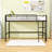 Metal Twin Loft Bed With Guardrails And Ladder