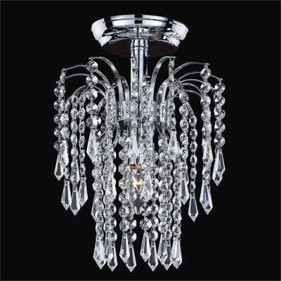 Plafonnier semi-encastré à plusieurs niveaux 10 po 1 lampe unique Cascade