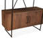 Halden Tall Bookshelf In Pecan Brown