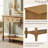 Colynn 35.5'' Traditional Design Console Table With Drawers-1124339502