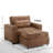 Kridia 77'' Faux Leather Reclining Sleeper Sofa-1970477576-1970477575