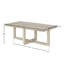 Ensemble de 3 tables basses, tables basses et 2 tables de bout Luno, gris vieilli et beige