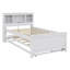 Lit plateforme avec tête de lit, USB, lit gigogne et 3 tiroirs-2111366638-2111366625