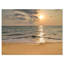 «Dark Tropical Sand Beach at Sunset», photographie-35061872-35061873