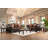 Traditional Espresso Solid wood 3pc Tables Set 1x Coffee Table and 2x End Tables Faux Marble Top