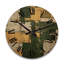 Horloge murale jaune sur fond jaune-532904225
