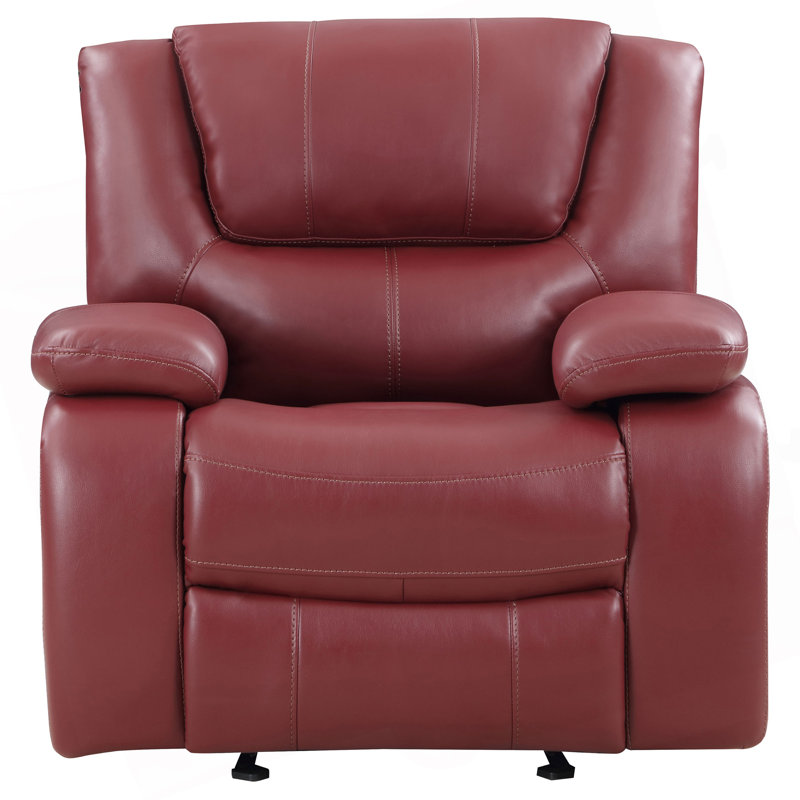 Fauteuil inclinable et oscillant Elodie, Rouge